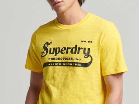 SUPERDRY VINTAGE MERCH STORE TSHIRT For Sale