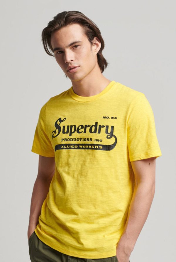 SUPERDRY VINTAGE MERCH STORE TSHIRT For Sale