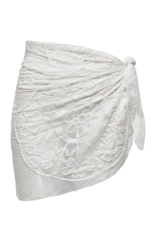 ONLY CARLA EMBROIDERED LACE SARONG For Discount