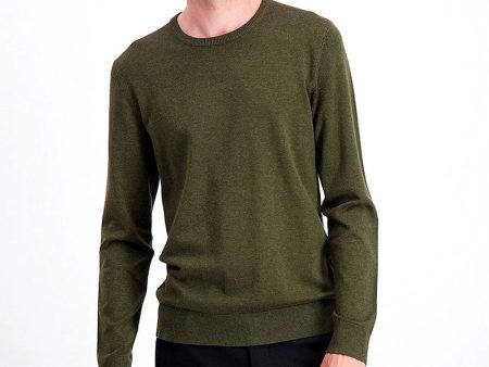 LINDBERGH MELANGE ROUND NECK KNIT Online Sale