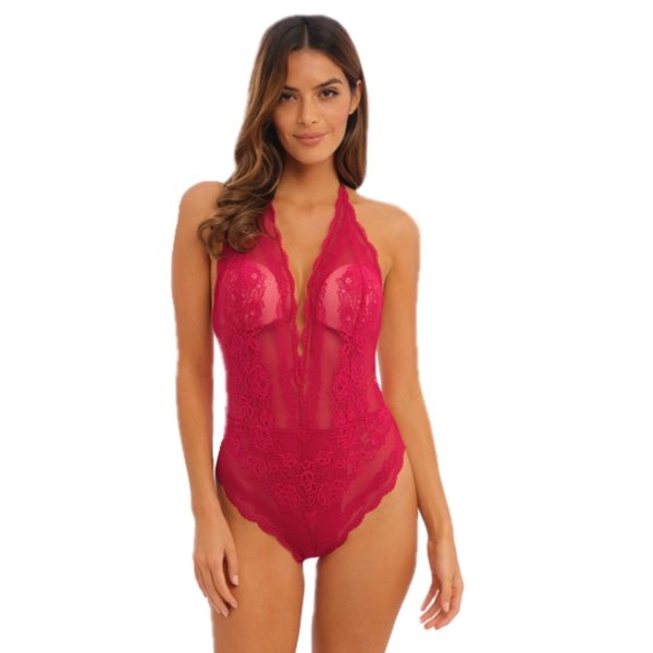 Wacoal Ravissant Bodysuit Scarlet For Discount