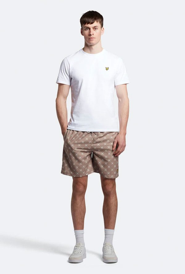 LYLE AND SCOTT SHUTTLE PRINT SWIM SHORTS For Cheap