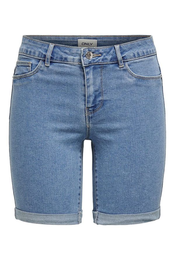 ONLY SUN DENIM MID LONG SHORTS Sale