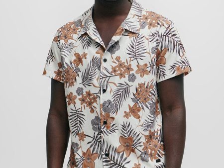 BOSS BEACH PRINTED SS SHIRT Online now