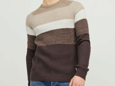 JACK AND JONES PANNEL BLOCK KNIT Cheap