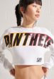 SUPERDRY PANTHERS CROPPED BATWING TOP For Sale