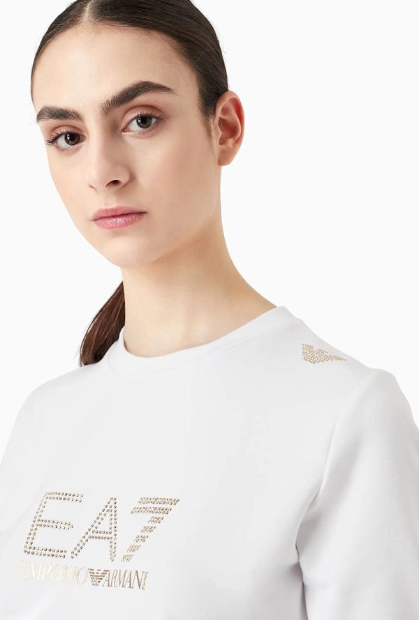 EA7 LOGO SWEATSHIRT Cheap