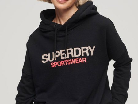 SUPERDRY SPORTWEAR LOGO BOXY HOOD Hot on Sale