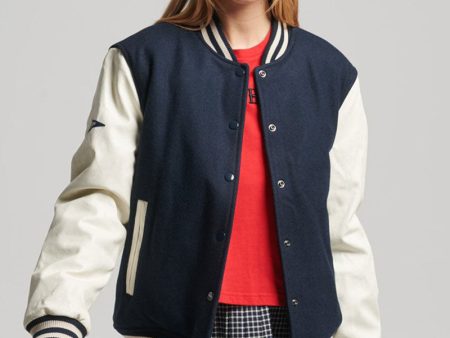 SUPERDRY VARSITY BOMBER JACKET Online now