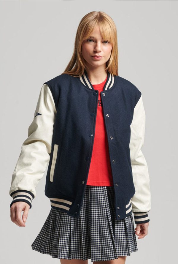 SUPERDRY VARSITY BOMBER JACKET Online now