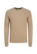 JACK AND JONES PANNEL CREW KNIT Online now