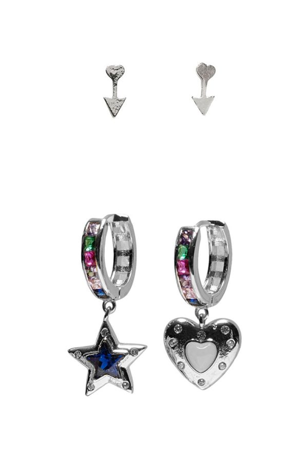 ONLY LUNA 2PACK EARRINGS Online Hot Sale