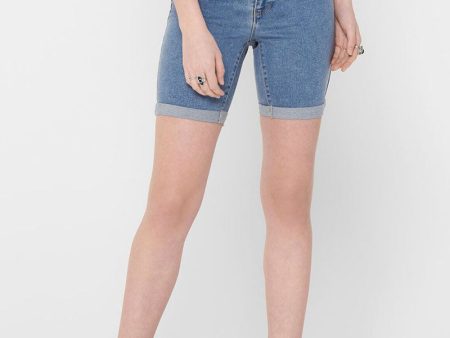 ONLY SUN DENIM MID LONG SHORTS Sale