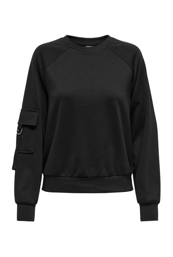 ONLY CORINNE LIFE LS ONECK SWEATSHIRT Online Hot Sale