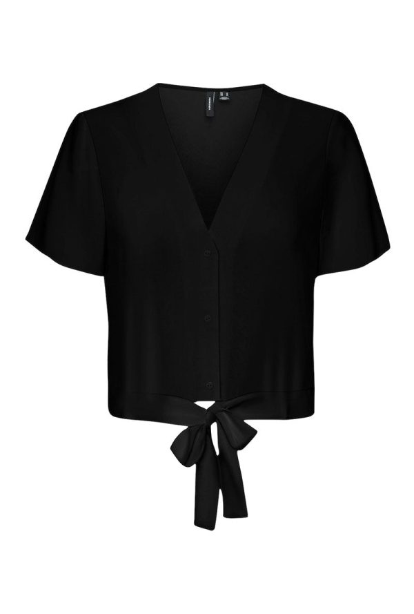 VERO MODA EASY JOY SS TIE SHIRT Online Hot Sale