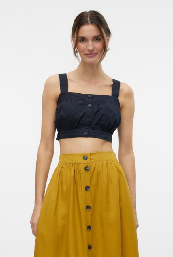 VERO MODA KARMREN SL CROP TOP For Discount