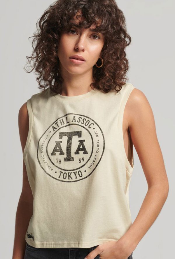 SUPERDRY VINTAGE TOKYO TANK TOP Cheap