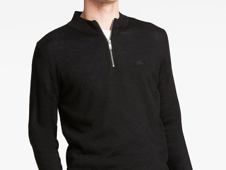 LINDBERGH MERINO WOOL HALF ZIP KNITWEAR Discount