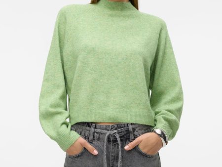 VERO MODA LEAF LS HIGH NECK PULLOVER Fashion