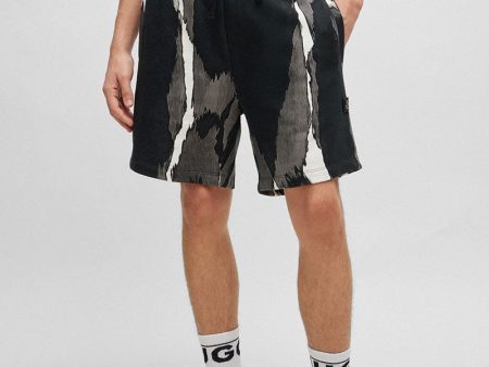 HUGO DAVERAR AOP COTTON SHORTS Fashion