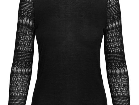 VERO MODA LINNEA 3 4 POINTELLE BLOUSE Online Hot Sale