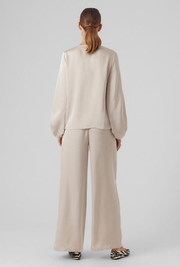 VERO MODA LOVIE HW WIDE PANTS Online Sale