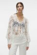 VERO MODA NIKKI LACE LS TOP Online Hot Sale