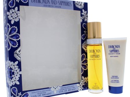 Diamonds And Sapphires 2 Pc Gift Set on Sale