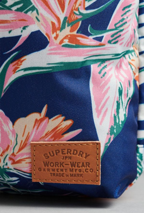 SUPERDRY VINTAGE PRINTED BACKPACK For Cheap