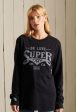 SUPERDRY BLACKOUT L S TOP Online Hot Sale