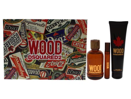 Wood 3 Pc Gift Set Online Sale