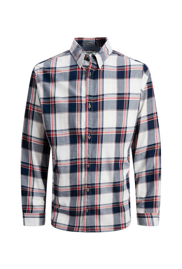 JACK AND JONES PLAIN LOGAN SHIRT For Sale