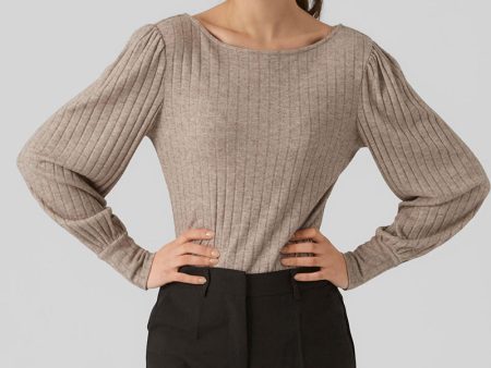 VERO MODA ROSE LS CUFFS TOP Cheap