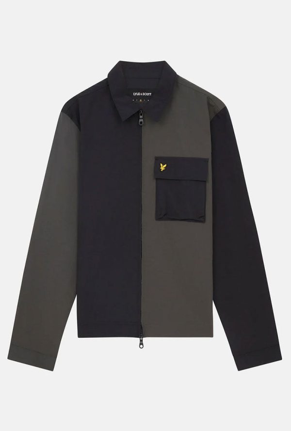 LYLE AND SCOTT WIDE TONAL OVERSHIRT Online Sale