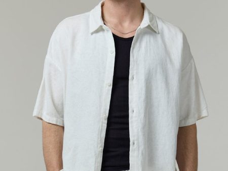 DEEP LEISURE SS LINEN MIX SHIRT Online Sale