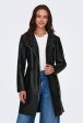 JDY ETTA LONG FAUX LEATHER COAT on Sale