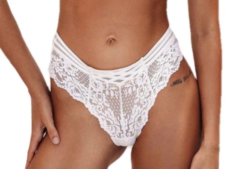 Naran Filigree Brazilian Brief White Hot on Sale