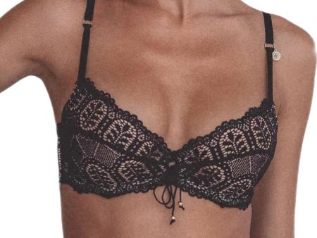 Naran Barefoot in Byron Black Contour Balconnet Bra For Cheap