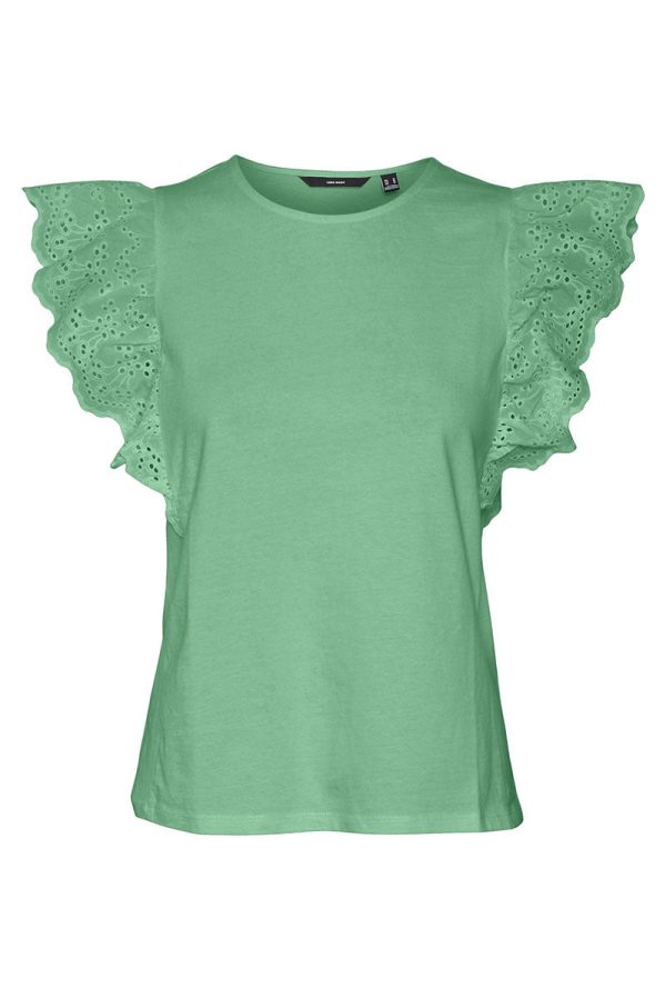 VERO MODA HANNE SS LACE TOP Fashion