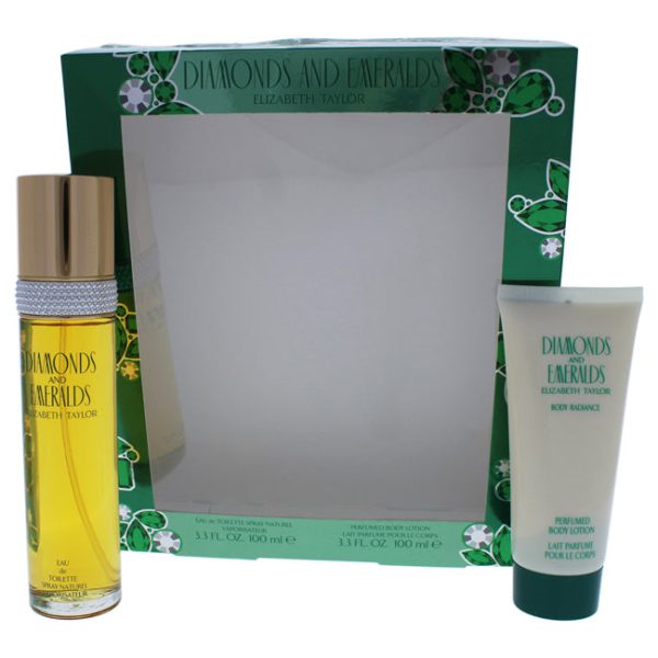 Diamonds And Emeralds 2 Pc Gift Set Fashion